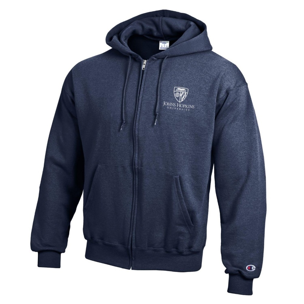 Johns Hopkins University Zip Hoodie Sweater